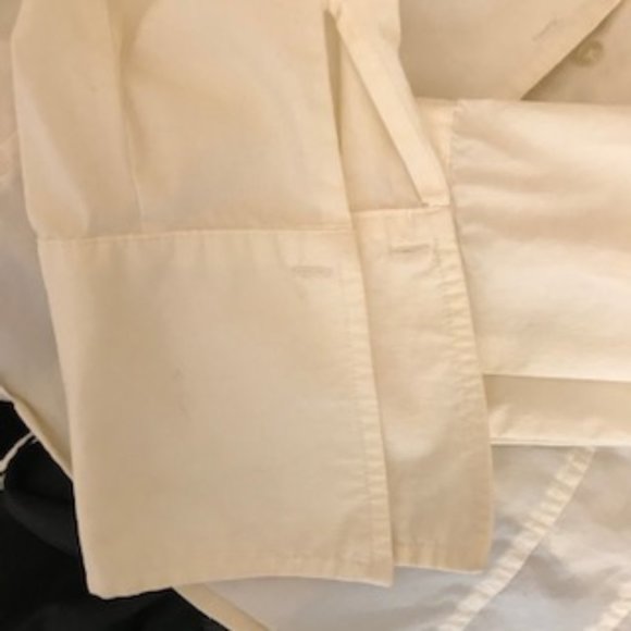 Express Button Down Shirt  With Corset Back Tie - Picture 7 of 8